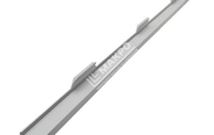Профиль №3 с тремя интегрированными ручками на хлысте 290 мм Серебро матовое