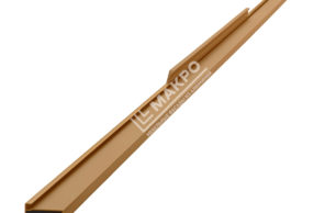 Профиль №4 с одной интегрированной ручкой на хлысте 1200 мм Латунь матовая