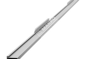 Профиль №4 с двумя интегрированными ручками на хлысте 490 мм Серебро матовое
